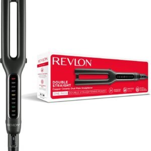 Revlon Double Straight Styling Iron - Salon-Quality Results at Home