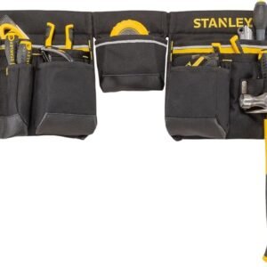 STANLEY Essential Tool Belt Pouch Apron, Multiple pockets, Integrated Hammer Loop