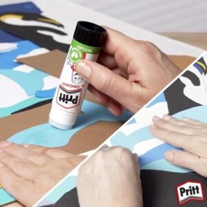 Pritt Glue Stick, Natural Craft Glue for Arts & Crafts, 5 x 11 g